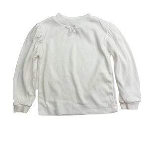 Vintage Toddle Time White Long Sleeve Shirt Size 2